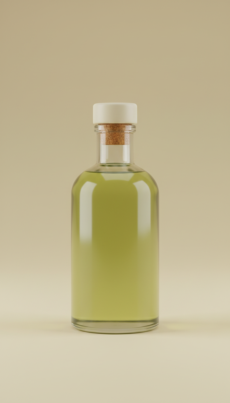 Afghan body oil glass bottle