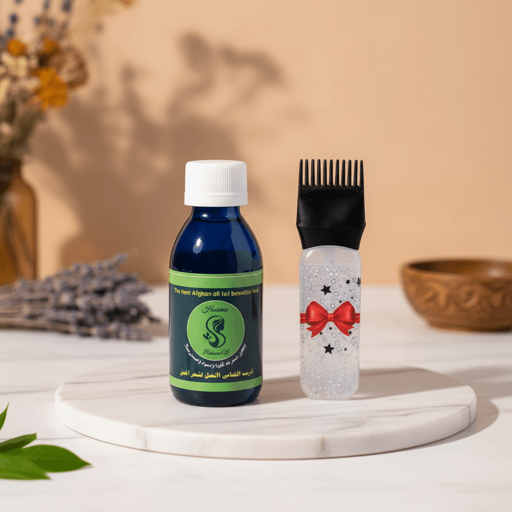 عرض علبة مشط توزيع الزيت مع هدية مميزة