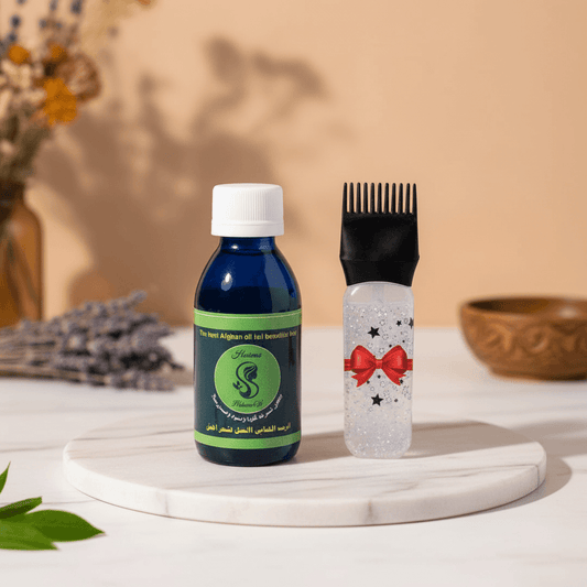 عرض علبة مشط توزيع الزيت مع هدية مميزة